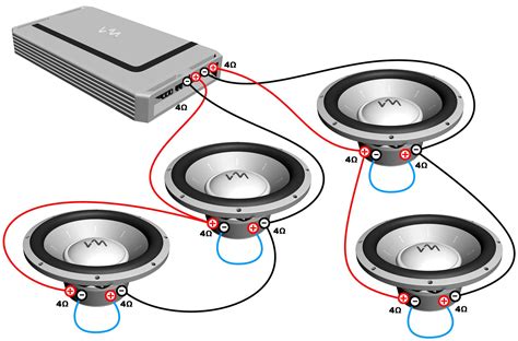 how to connect 4 speakers to 2 channel